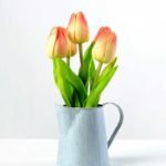 ?23CM Pu tulip in metal pot GS-0339635