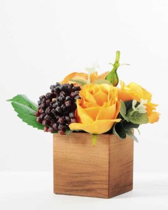 rose  in paper pulp pot GS-0339653