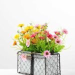 flower in Metal pot GS-0339679