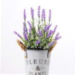 H:28cm Lavender in Metal Pot GS-0339681