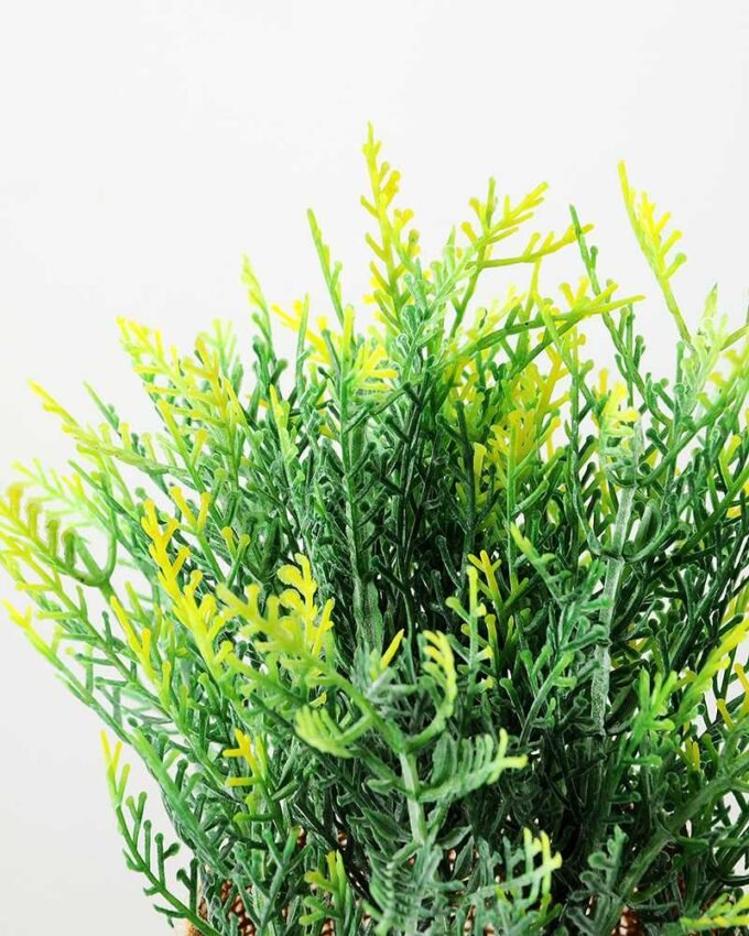 H:20cm Grass in Burlap Wrap Pot GS-0339690