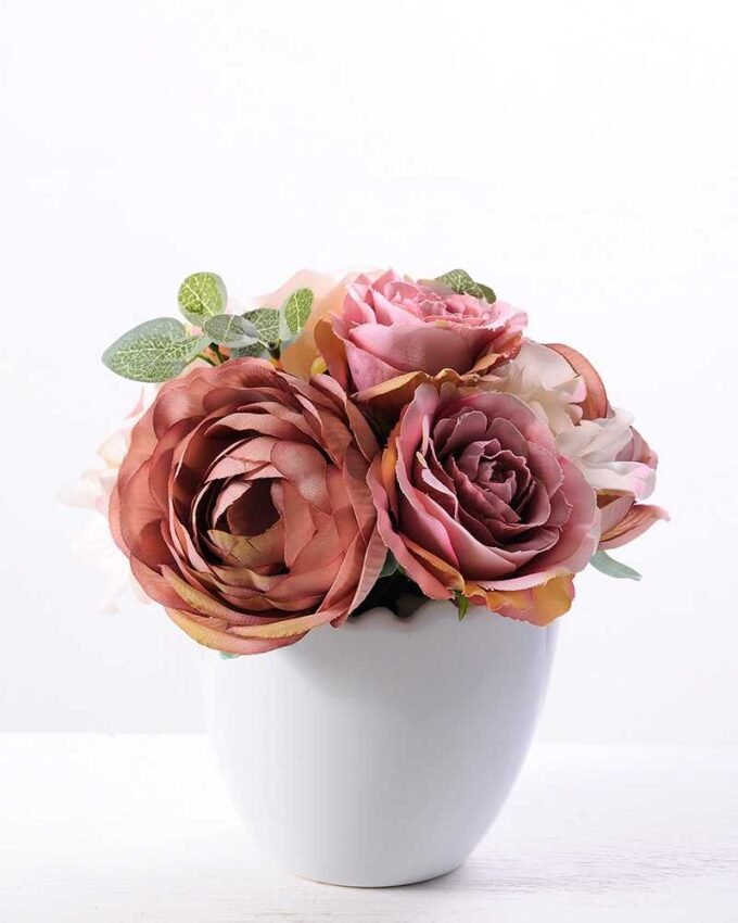 17CM Rose in ceramic Pot GS-0339735