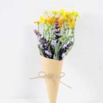 Lavender&flower in Paper wrap pot GS-0339779