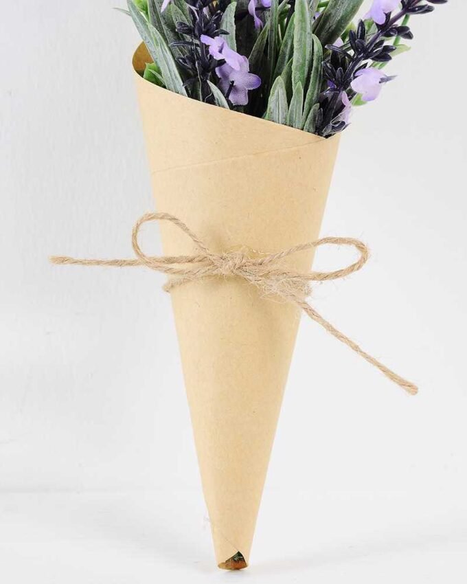 Lavender&flower in Paper wrap pot GS-0339779
