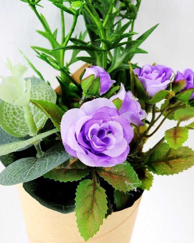 Rose in Paper wrap pot GS-0339780 2 Rose in Paper wrap pot GS-0339780