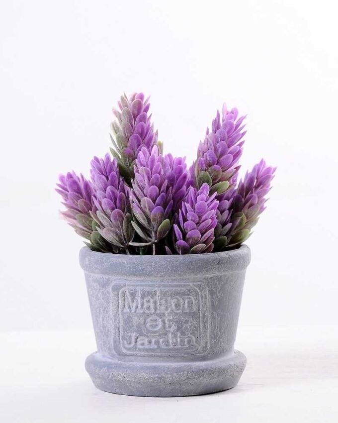 Plastic pinecone in Paper pulp pot GS-0339790 6 Plastic pinecone in Paper pulp pot GS-0339790