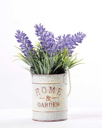 Lavender in Metal pot  H: 17CM GS-0339800