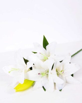 87CM Lily spray*4flower/1fruits GS-0450111