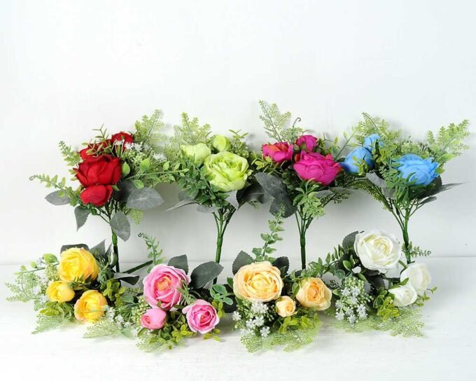 W20 H30cm Rose bush*4 GS-0550293