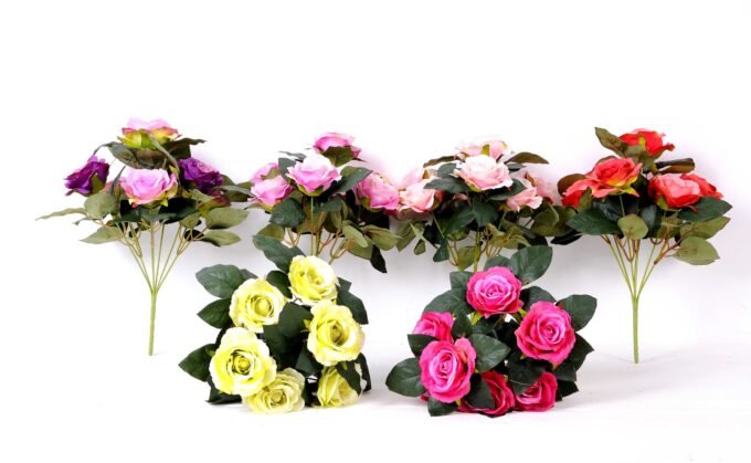 24*30cm ROSE BUSH*7 GS-0690405-P1