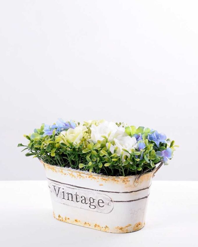 25*16cm New Milan grass tin rose bonsai GS-0690420 6 25*16cm New Milan grass tin rose bonsai GS-0690420