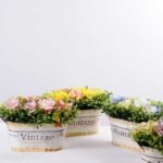 25*16cm New Milan grass tin rose bonsai GS-0690420
