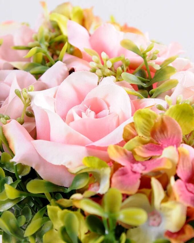 25*16cm New Milan grass tin rose bonsai GS-0690420 2 25*16cm New Milan grass tin rose bonsai GS-0690420