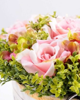 30*18cm New Milan grass tin rose bonsai GS-0690421