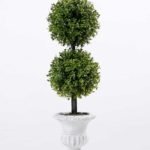 14*43cm Melon seeds and grass double ball bonsai GS-0690424