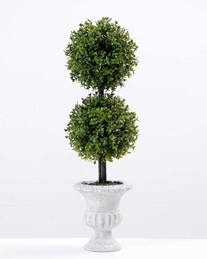 14*43cm Melon seeds and grass double ball bonsai GS-0690424