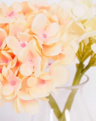 23*21CM Hydrangea flowers in   Glass ware GS-0690428