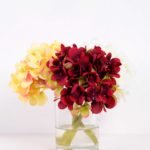 20*26cm Hydrangea flowers in   Glass ware GS-0690429