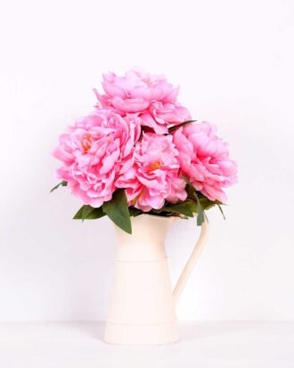 17*40cm Peony Flowerin Paper Pulp Pot GS-0690430