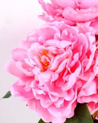 17*40cm Peony Flowerin Paper Pulp Pot GS-0690430