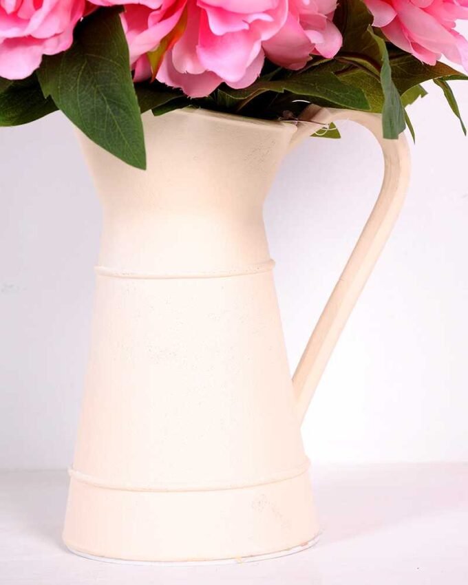 17*40cm Peony Flowerin Paper Pulp Pot GS-0690430