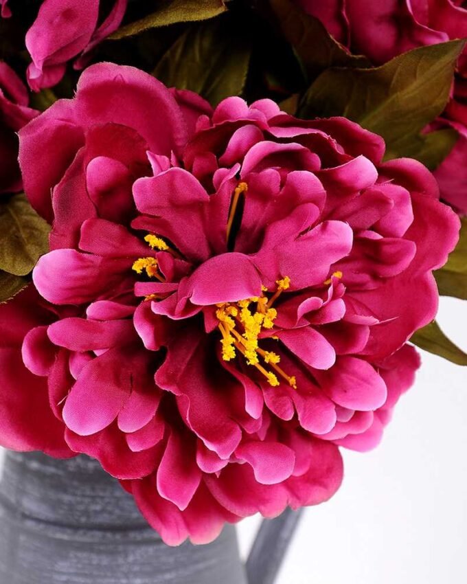 17*40cm Peony Flowerin Paper Pulp Pot GS-0690431