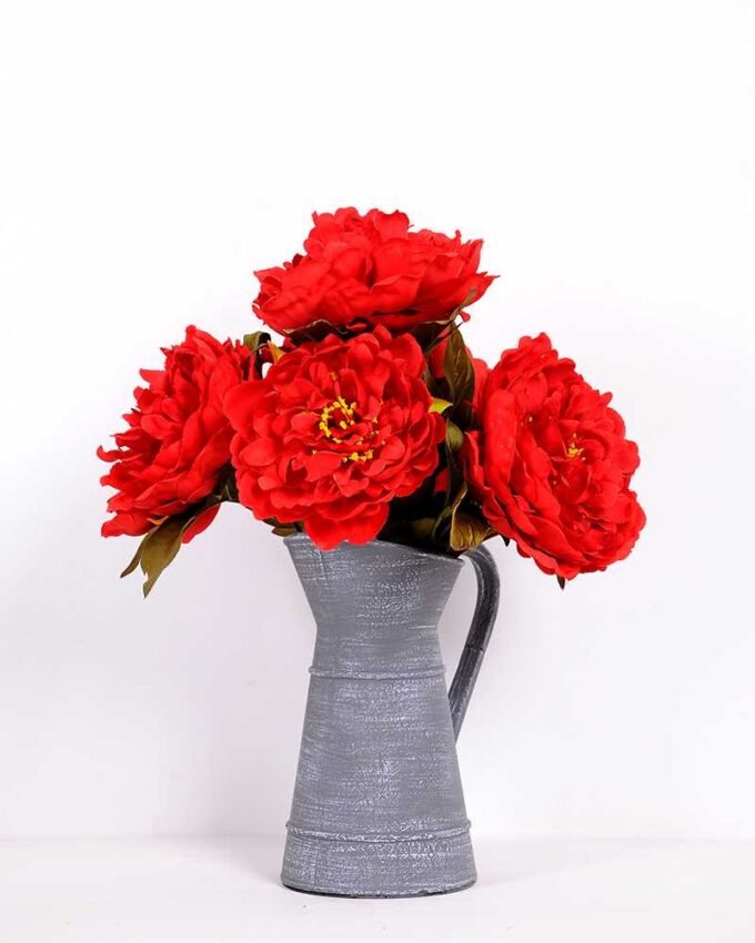 17*40cm Peony Flowerin Paper Pulp Pot GS-0690431