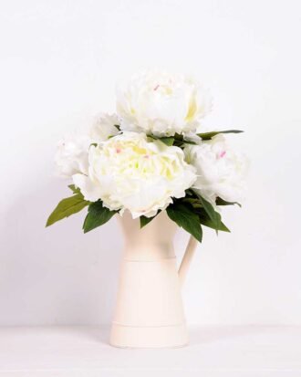 17*40cm Large peony flowers in  Paper Pulp Pot GS-0690432