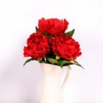 17*40cm Large peony flowers in  Paper Pulp Pot GS-0690432