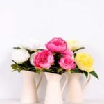 18*42cm Dutch peony flowers in   Paper Pulp Pot GS-0690433