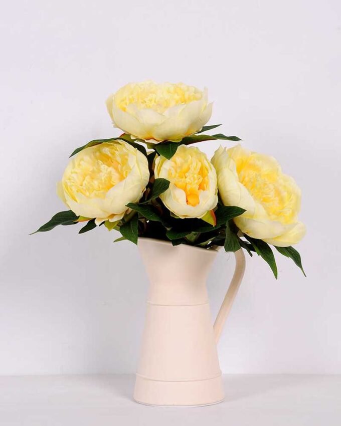 18*42cm Dutch peony flowers in   Paper Pulp Pot GS-0690433