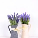 17*38cm  lavender in  Paper Pulp Pot GS-0690435