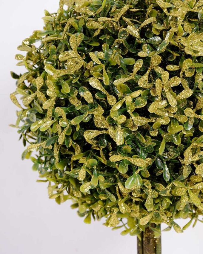 22*46cm Glitter New Milan single ball bonsai   in  Paper Pulp Pot GS-0690440