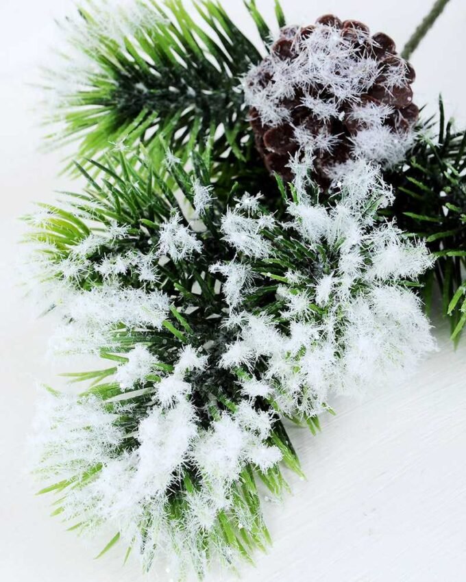 17*45CM Artificial Snow Cedar Pine Sprays GS-3270186