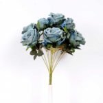 28*45CM AUTUMN ROSE BUSH*12 GS-3450022-B1