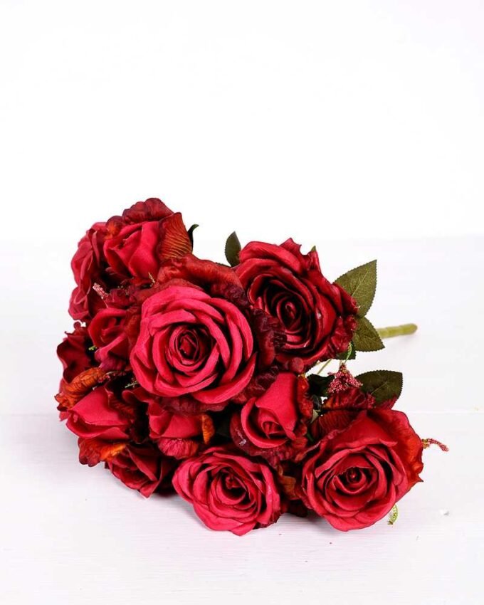 28*45CM AUTUMN ROSE BUSH*12 GS-3450022-R1