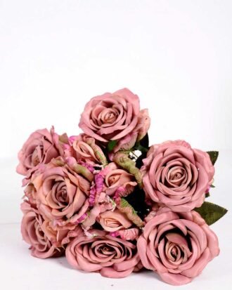 28*45CM AUTUMN ROSE BUSH*12 GS-3450022-S2