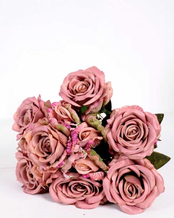 28*45CM AUTUMN ROSE BUSH*12 GS-3450022-S2