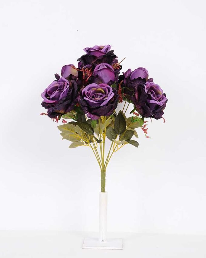 28*45CM AUTUMN ROSE BUSH*12 GS-3450022-Z1