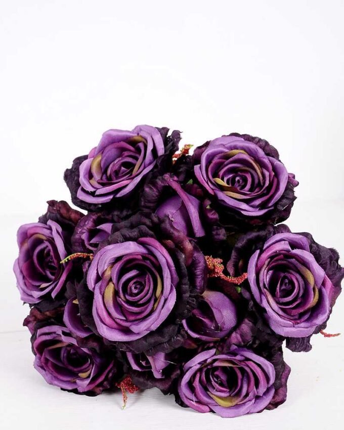 28*45CM AUTUMN ROSE BUSH*12 GS-3450022-Z1