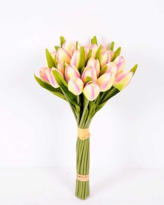 20*35CM Mini tulip*24 bouquet GS-3720018-P1 Bouquet YeahFlower is one of Chinese leading OEM manufacturers and exporters , supplying the silk flowers, wholesale artificial trees 20*35CM Mini tulip*24 bouquet GS-3720018-P1