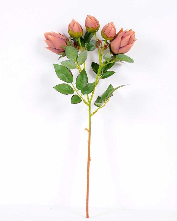 10*44CM SINGLE CAMELLIA SPRAY*5(AUTUMN) GS-3750016-S1