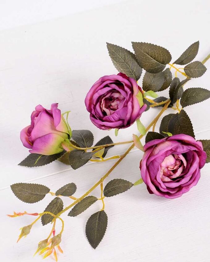 20*95CM ROSE SPRAY*3(AUTUMN) GS-3800013-Z2