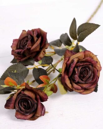 18*84CM ROSE SPRAY*3(AUTUMN) GS-3800014-G1