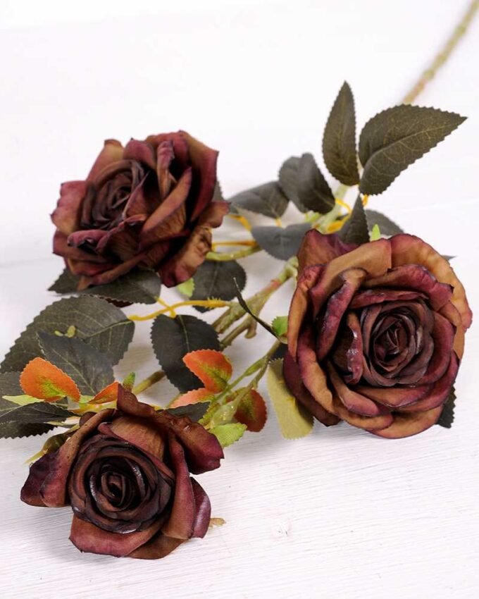 18*84CM ROSE SPRAY*3(AUTUMN) GS-3800014-G1