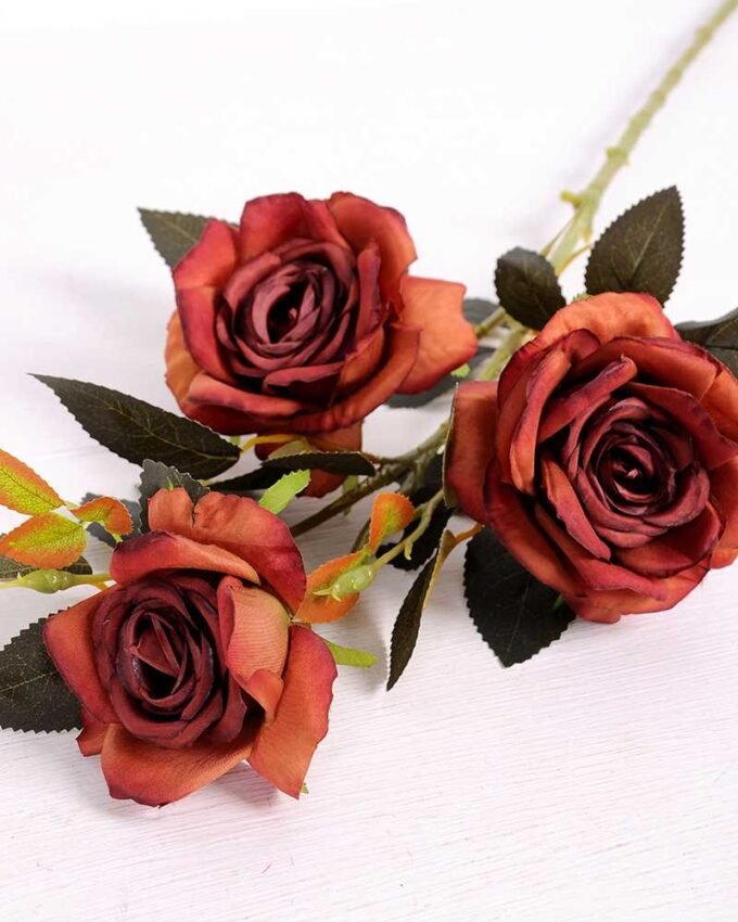 18*84CM ROSE SPRAY*3(AUTUMN) GS-3800014-S1