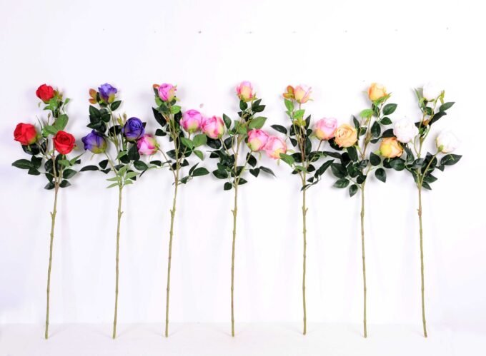 18*84CM ROSE SPRAY*3(SPRING) GS-3800015-B1