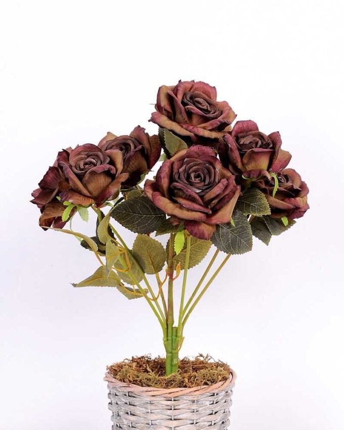 25*42CM ROSE BUSH*7(AUTUMN) GS-3800017-G1