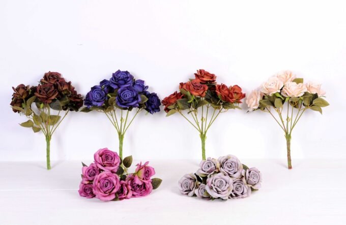 25*42CM ROSE BUSH*7(AUTUMN) GS-3800017-G1