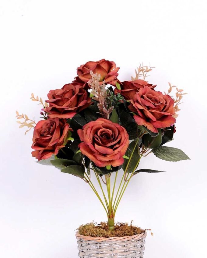 25*45CM ROSE BUSH*13(AUTUMN) GS-3800018-S1